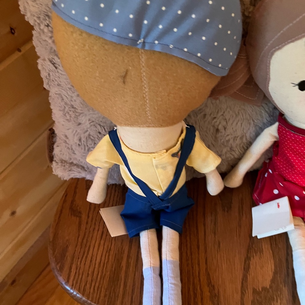 Handmade Rag Doll Set - Picture 6 of 7